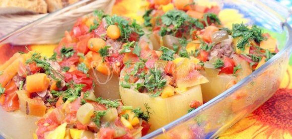 Кабачки фаршированные мясным фаршем