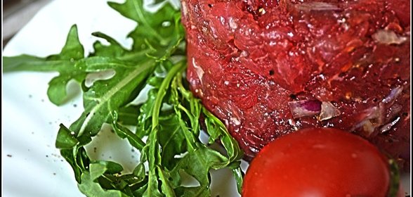 Тартар из говяжьей вырезки