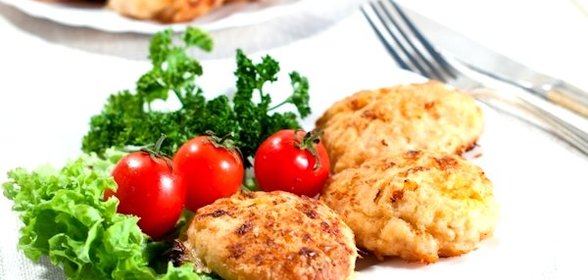 Куриные котлеты с картофелем