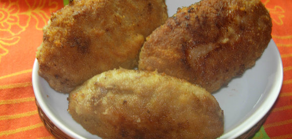 Котлеты с начинкой по гречески