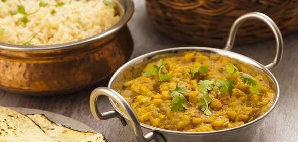 Дал - чечевица с карри по-индийски