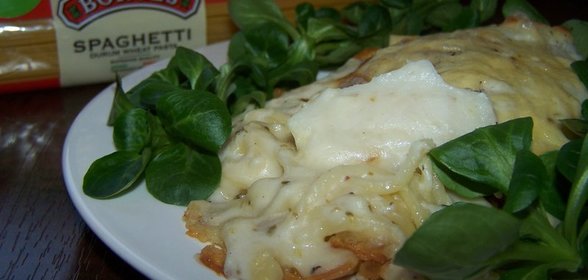 СПАГЕТТИ С БЕЛОЙ РЫБОЙ ПОД СОУСОМ БЕШАМЕЛЬ