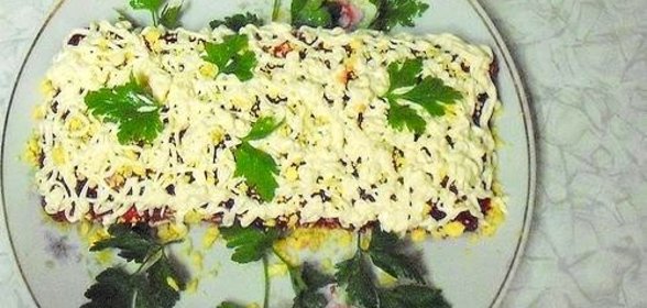 Рулет с сельдью на Старый Новый год