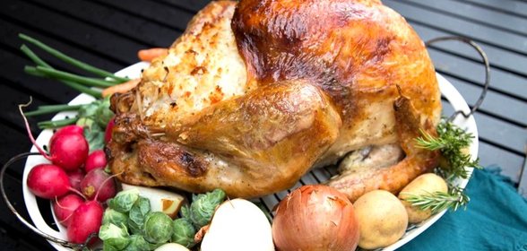 Индейка запеченная в духовке целиком