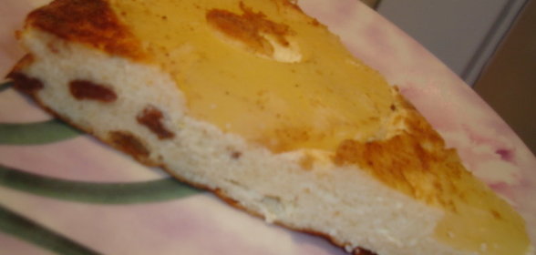 Запеканка творожная с ананасом