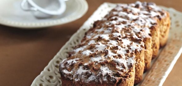 Миндально-апельсиновый кекс с оливковым маслом