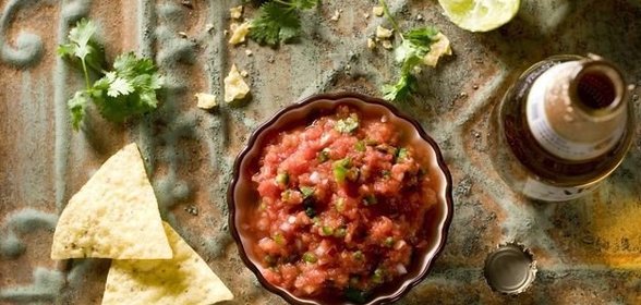 Сальса из запеченных овощей