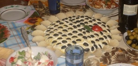 Салат «Подсолнух»