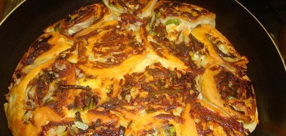 Кура по - цыгански или розочки вегетарианские