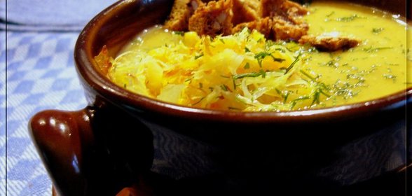 Суп-крем из квашеной капусты (для тех, кто хочет оставаться в форме)