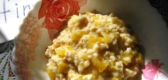 Геркулесовая каша с тыквой