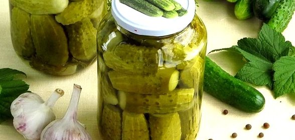 Огурцы, консервированные с лимонной кислотой