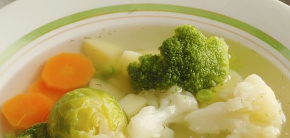 Суп «Весенний» из замороженных овощей