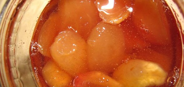 Варенье из яблок дольками Янтарное