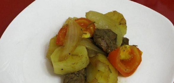 Говядина запеченная с картофелем