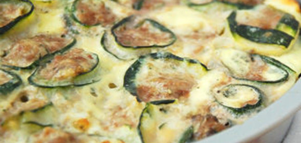 Рулеты из цукини с начинкой из рубленого мяса