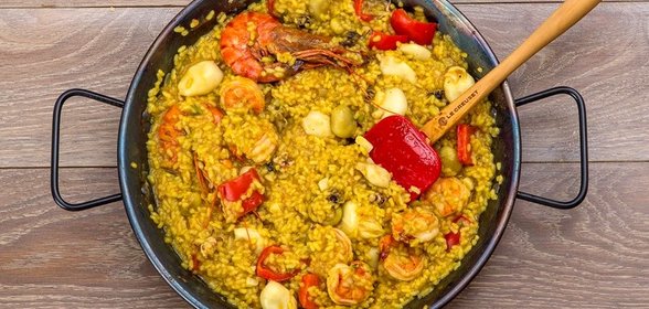 Паэлья с морепродуктами