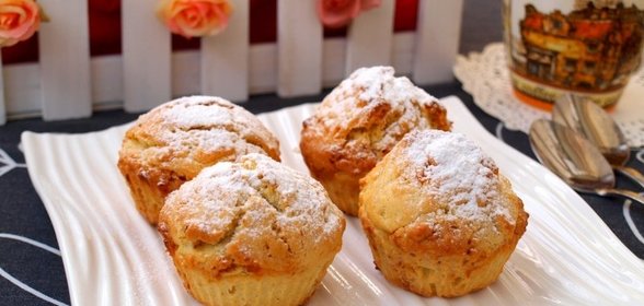 Кексы с белым шоколадом