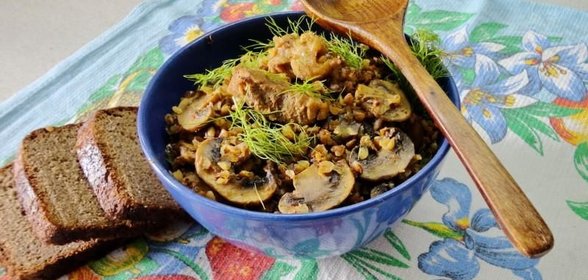 Гречка по-купечески в мультиварке
