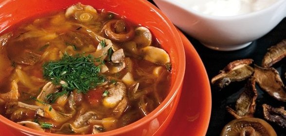 Солянка из квашеной капусты с грибами