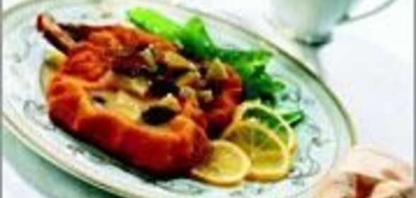 Телячьи котлеты в бульонном соусе