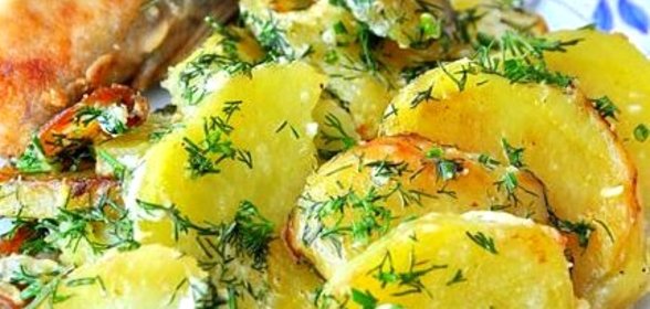 Картофель в сливках