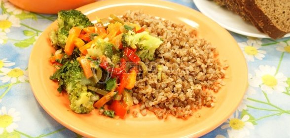 Гречка с овощами