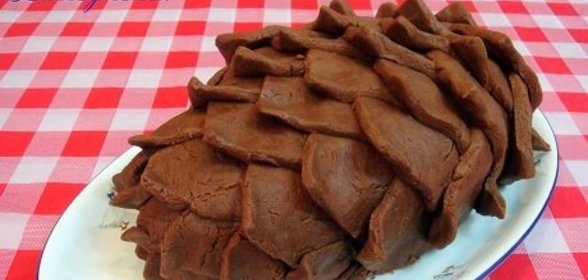 Торт бисквитный Кедровая шишка в мультиварке