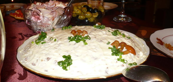 Салат Грибы под шубой