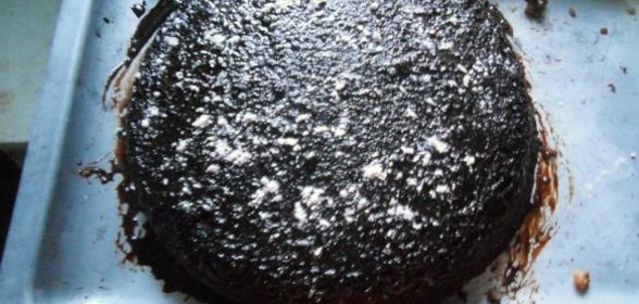 Торт Шоколад в снегу