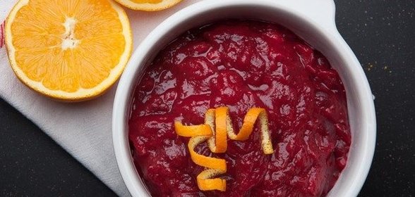 Апельсиново-брусничный соус