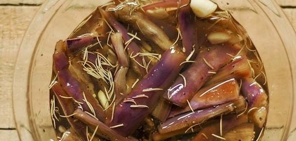 Баклажаны по-корейски в уксусе на зиму