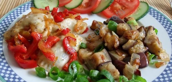 жареные баклажаны как грибов