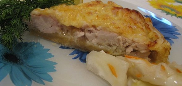 Куриное филе в медово-яблочном соусе