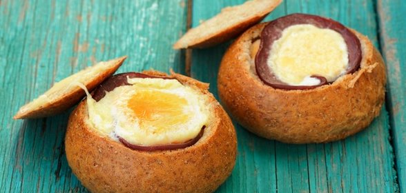 Яйца, фаршированные шампиньонами