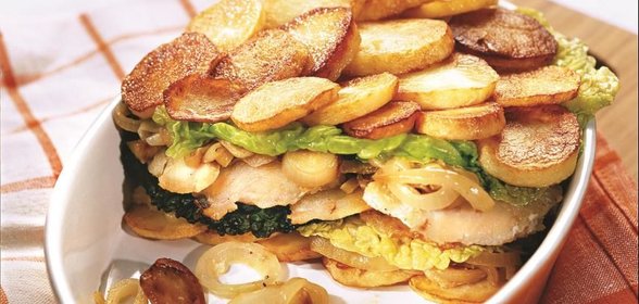 Запеканка рыбная по-гамбургски