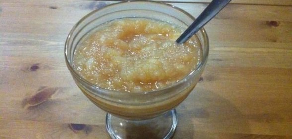 Детское яблочное пюре