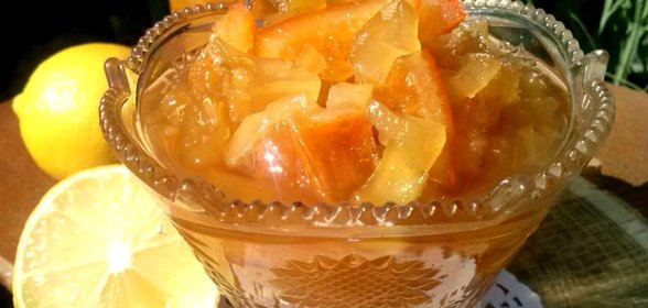 Варенье из кабачков с лимоном и апельсином
