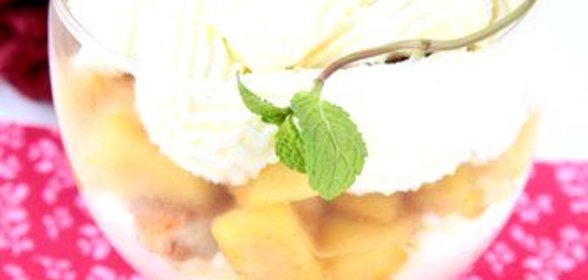 Жареные груши и айва с мандариновой цедрой