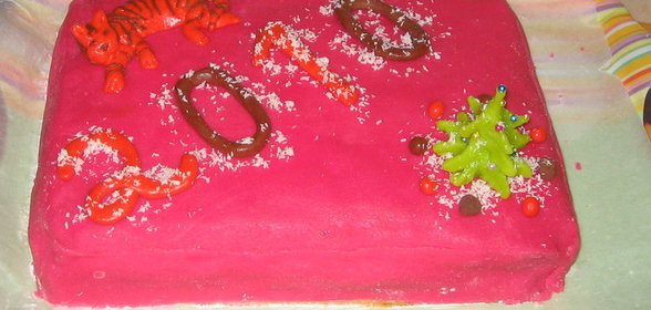 торт новогодний