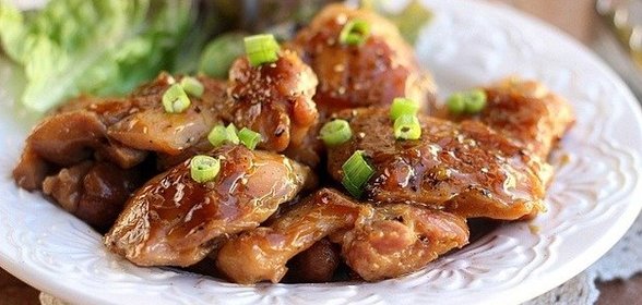 Куриные бедрышки в яблочном маринаде