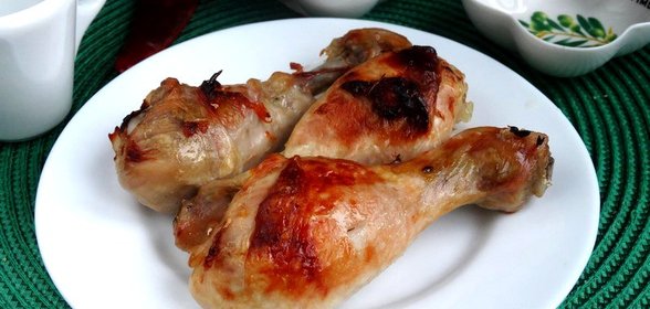 Куриные голени в грейпфрутово - мятном маринаде