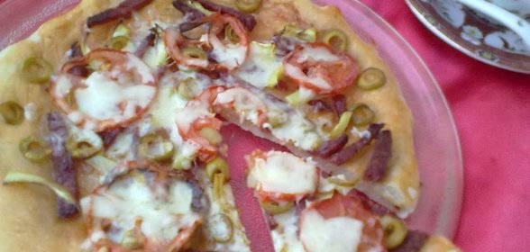 Быстрая основа для пиццы)))