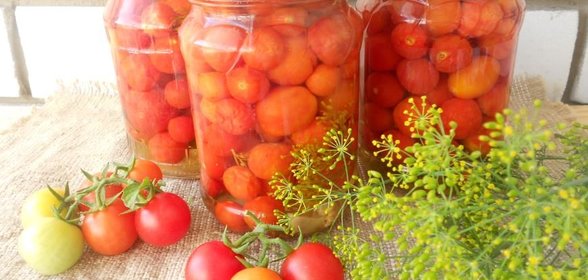 Маринованные помидорчики черри