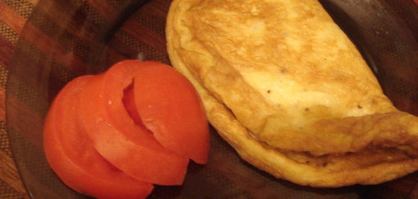 воздушный фаршированный омлет