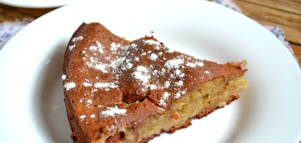 Вишневый пирог на кефире