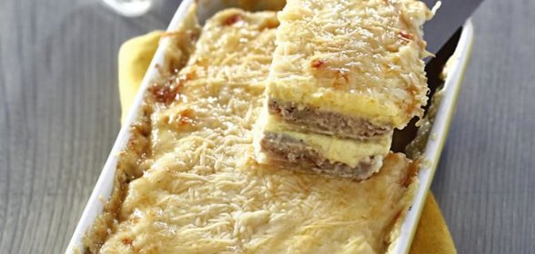 Запеканка из свинины с сельдереем