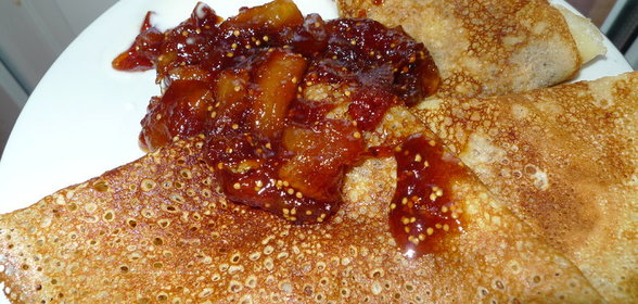 Ажур-тужур блины с инжир ( возможно ВАРИАНТ...)