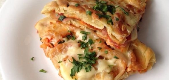 Грибы с рисом и кабачками