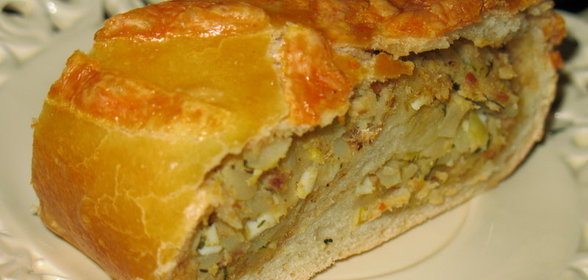 Рулет с рыбной начинкой